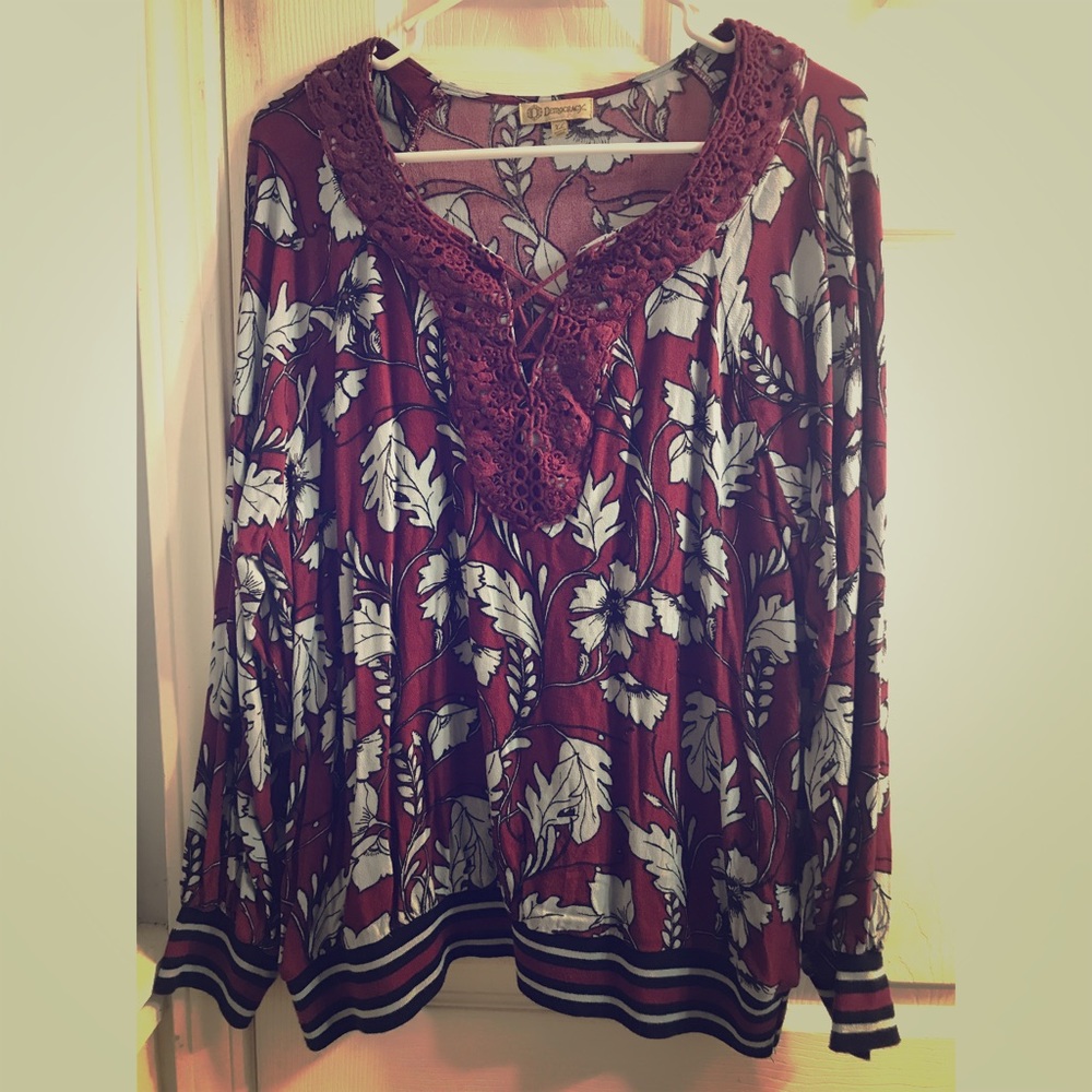 🌼🌻DEMOCRACY Floral Blouse 🌷🌸🌺💐